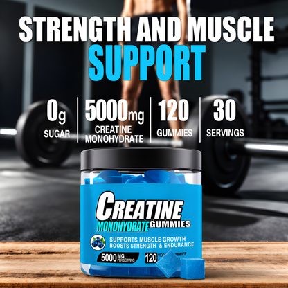 PureGomi gomitas de creatina - vista de cerca